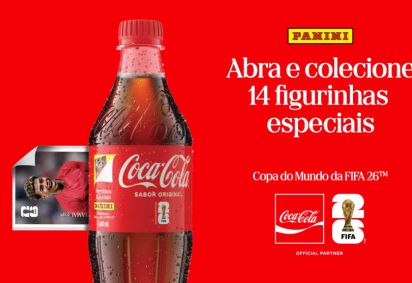 Cromos especiais vendidos pela Coca-Cola -  (crédito: Reprodução/ Coca-Cola) -Cromos especiais vendidos pela Coca-Cola -  (crédito: Reprodução/ Coca-Cola)