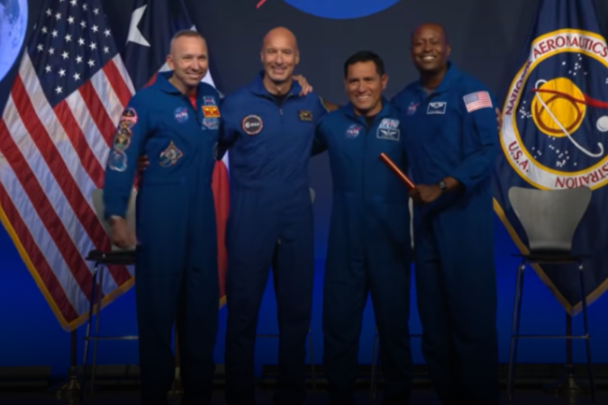 Tripulantes da Artemis III, missão da NASA prevista para ser lançada no segundo semestre de 2027 - (crédito: Divulgação / NASA) Tripulantes da Artemis III, missão da NASA prevista para ser lançada no segundo semestre de 2027 - (crédito: Divulgação / NASA)