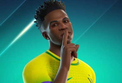 Camisa 7 do Brasil vai ganhar skin exclusiva no Fortnite. -  (crédito: Reprodução/Epic Games)