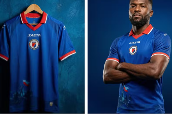 Uniforme da seleção da América Central tem representação de batalha histórica da independência do país. FIFA vê como Uniforme da seleção da América Central tem representação de batalha histórica da independência do país. FIFA vê como