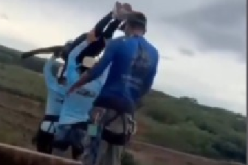 Justiça mantém presos suspeitos por morte de jovem em salto sem corda - Reprodução/X