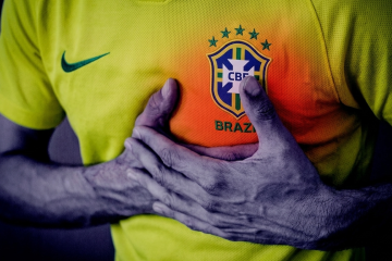 Jogos da Seleção aumentam tensão e exigem atenção ao coração - (crédito: Imagem gerada por inteligência artificial ) Jogos da Seleção aumentam tensão e exigem atenção ao coração - (crédito: Imagem gerada por inteligência artificial )