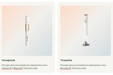 Produtos divulgados no site da plataforma proibida pela Anvisa -  (crédito: Reprodução/site oficial)