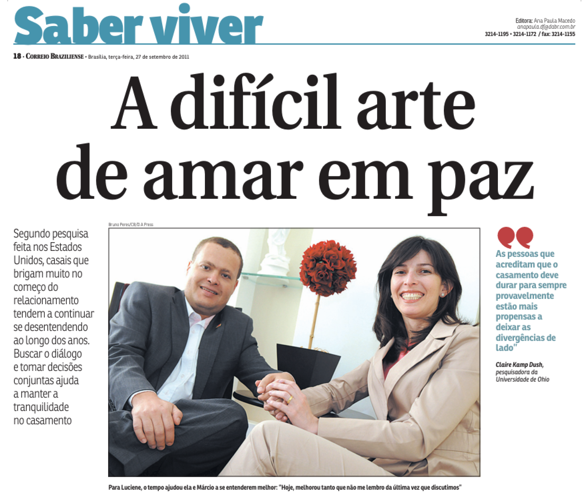 Capa do Correio Braziliense de 2011