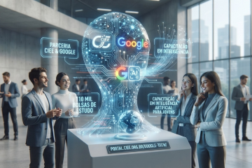 Parceria CIEE e Google oferece 110 mil bolsas e curso de IA, preparando jovens para o futuro digital - (crédito: Gemini/Nano Banano) Parceria CIEE e Google oferece 110 mil bolsas e curso de IA, preparando jovens para o futuro digital - (crédito: Gemini/Nano Banano)