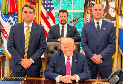 Donald Trump ordenou investigação sobre práticas comerciais do Brasil em julho de 2025 -  (crédito: Reuters) -Donald Trump ordenou investigação sobre práticas comerciais do Brasil em julho de 2025 -  (crédito: Reuters)