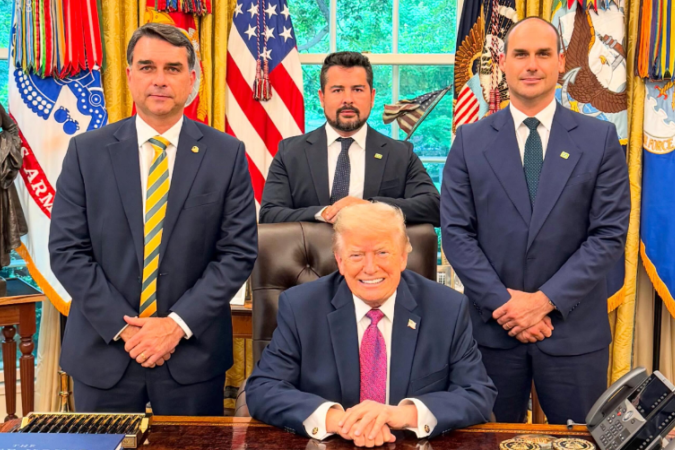 Donald Trump ordenou investigação sobre práticas comerciais do Brasil em julho de 2025 - (crédito: Reuters) Donald Trump ordenou investigação sobre práticas comerciais do Brasil em julho de 2025 - (crédito: Reuters)