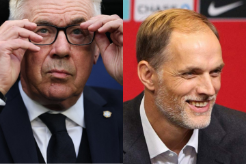 Carlo Ancelotti e Thomas Tuchel - (crédito: Patricia de Melo Moreira/AFP - Adrian Dennis/AFP) Carlo Ancelotti e Thomas Tuchel - (crédito: Patricia de Melo Moreira/AFP - Adrian Dennis/AFP)