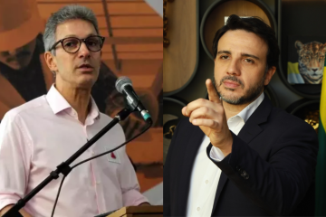 Zema critica Renan Santos: 'Sai dando tiro como metralhadora’ - Jair Amaral/EM/D.A Press e Divulgação/Partido Missão
