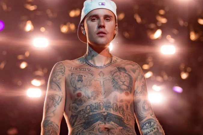 Justin Bieber, atração confirmada para a final da Copa do Mundo de 2026, durante apresentação - (crédito: Reprodução/Instagram)