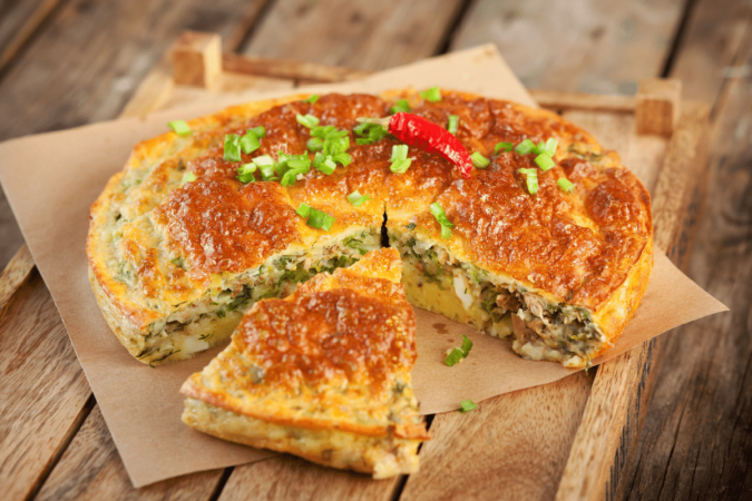 Torta fácil de atum (Imagem: photobobs | Shutterstock)
- (crédito: EdiCase) Torta fácil de atum (Imagem: photobobs | Shutterstock)
- (crédito: EdiCase)