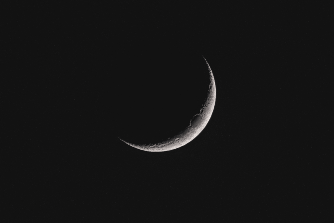 A Lua Minguante marca a reta final do ciclo lunar antes da chegada da Lua Nova (Imagem: Gintaras Stauce | Shutterstock) - (crédito: EdiCase) A Lua Minguante marca a reta final do ciclo lunar antes da chegada da Lua Nova (Imagem: Gintaras Stauce | Shutterstock) - (crédito: EdiCase)