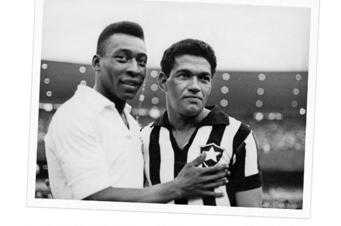 Pelé e Garrincha mantiveram uma amizade que marcou a história do futebol brasileiro