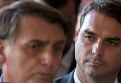 Capturas de tela da postagem de Flávio no Sábado (11/7) foram incluídas na decisão de Moraes desta segunda-feira -  (crédito: Reprodução/STF)