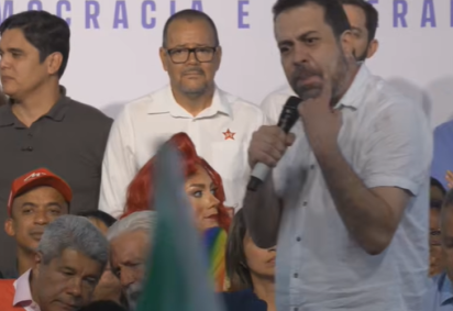Titular da Secretaria-Geral da Presidência da República discursou nesta quarta (15/7), em meio à indicação de que os Estados Unidos vão aplicar tarifas de até 37,5% a produtos brasileiros -  (crédito: Reprodução/Youtube PT) -Titular da Secretaria-Geral da Presidência da República discursou nesta quarta (15/7), em meio à indicação de que os Estados Unidos vão aplicar tarifas de até 37,5% a produtos brasileiros -  (crédito: Reprodução/Youtube PT)