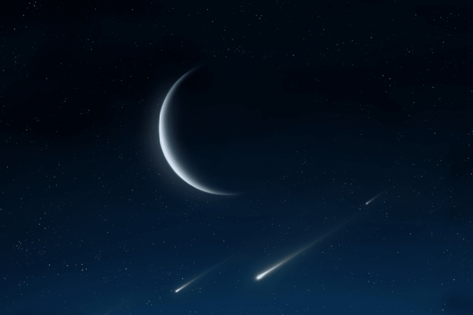 A Lua Nova é considerada uma das melhores fases para observar estrelas, constelações, nebulosas e galáxias (Imagem: Nazarii_Neshcherenskyi | Shutterstock) - (crédito: EdiCase) A Lua Nova é considerada uma das melhores fases para observar estrelas, constelações, nebulosas e galáxias (Imagem: Nazarii_Neshcherenskyi | Shutterstock) - (crédito: EdiCase)