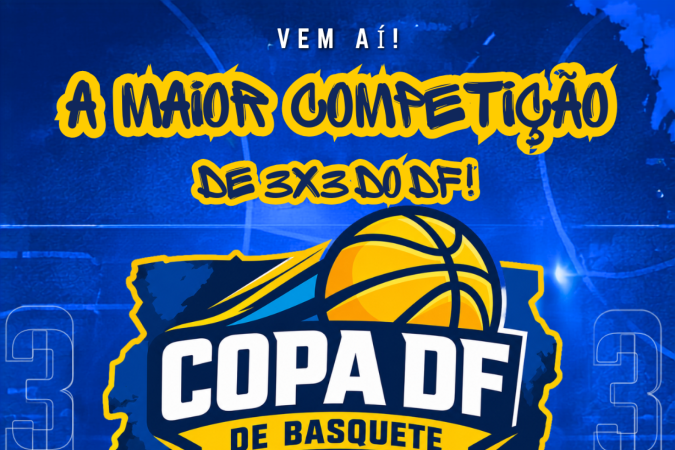 Copa DF de basquete 3x3 está com inscrições gratuitas abertas - (crédito: Divulgação ) Copa DF de basquete 3x3 está com inscrições gratuitas abertas - (crédito: Divulgação )