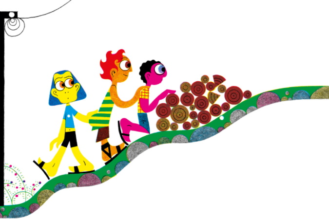 As duas obras são ilustradas por Cheyenne Olivier, ilustradora francesa especializada em livros infantis - (crédito: Companhia das Letrinhas) As duas obras são ilustradas por Cheyenne Olivier, ilustradora francesa especializada em livros infantis - (crédito: Companhia das Letrinhas)