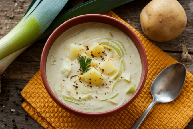 Creme de alho-poró com batata (Imagem: Foodgraphy39 | Shutterstock) - (crédito: EdiCase) Creme de alho-poró com batata (Imagem: Foodgraphy39 | Shutterstock) - (crédito: EdiCase)