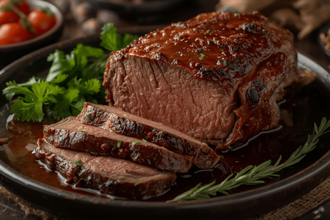 Filé-mignon assado ao molho de vinho (Imagem: MisikPuspajati | Shutterstock) - (crédito: EdiCase) Filé-mignon assado ao molho de vinho (Imagem: MisikPuspajati | Shutterstock) - (crédito: EdiCase)
