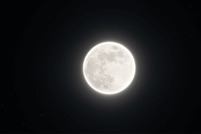 Além de marcar o pico da iluminação do ciclo lunar, a fase é conhecida tradicionalmente como Lua dos Cervos (Imagem: vitastronomy | Shutterstock) - (crédito: EdiCase) Além de marcar o pico da iluminação do ciclo lunar, a fase é conhecida tradicionalmente como Lua dos Cervos (Imagem: vitastronomy | Shutterstock) - (crédito: EdiCase)