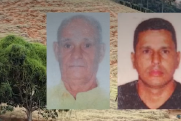 Miguel Chagas da Silva, de 75 anos e Eberton Silvestre Guimarães Barros, de 41 anos morreram na tarde dessa terça-feira (12) - (crédito: Redes Sociais/Reprodução) Miguel Chagas da Silva, de 75 anos e Eberton Silvestre Guimarães Barros, de 41 anos morreram na tarde dessa terça-feira (12) - (crédito: Redes Sociais/Reprodução)