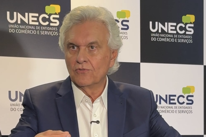 Caiado após participação no encontro com presidenciáveis promovido pela Unecs nesta terça-feira (18/8) - (crédito: Divulgação) Caiado após participação no encontro com presidenciáveis promovido pela Unecs nesta terça-feira (18/8) - (crédito: Divulgação)