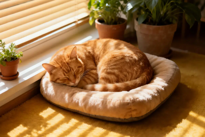 Os gatos costumam mudar de posição diversas vezes enquanto dormem (Imagem: TF2005 | Shutterstock) - (crédito: EdiCase) Os gatos costumam mudar de posição diversas vezes enquanto dormem (Imagem: TF2005 | Shutterstock) - (crédito: EdiCase)