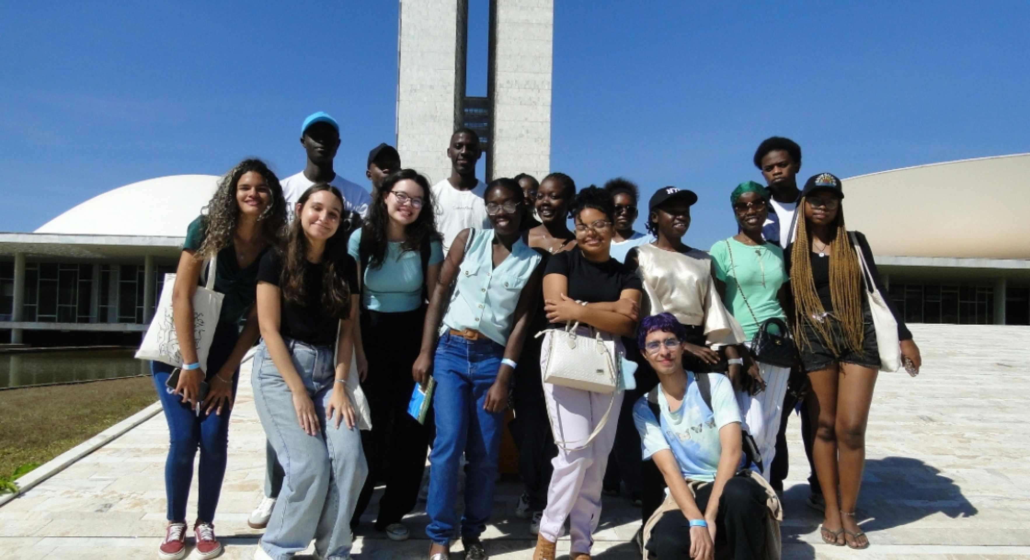 Passeio por Bras&iacute;lia realizado pelo grupo