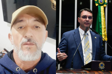 Cristian Cravinhos declara apoio a Flávio Bolsonaro e mira cargo político
- (crédito: Reprodução) Cristian Cravinhos declara apoio a Flávio Bolsonaro e mira cargo político
- (crédito: Reprodução)