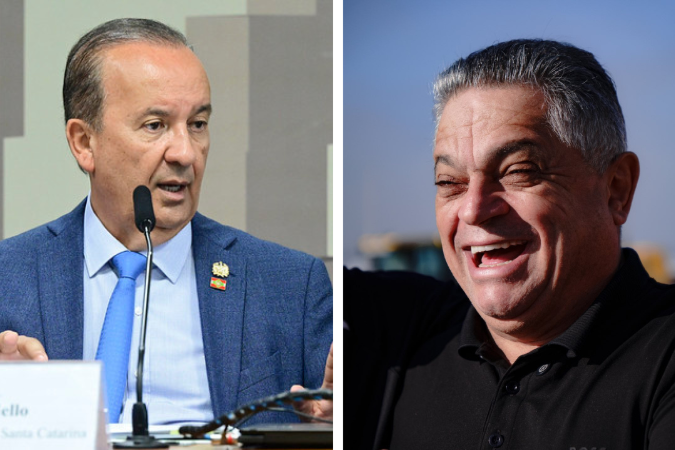Em uma disputa entre Jorginho e Rodrigues em um eventual 2º turno, o governador tem 56% das intenções de voto, ante 24% do candidato do PSD. - (crédito: Geraldo Magela/Agência Senado e Reprodução/Instagram/@joaorodriguessc) Em uma disputa entre Jorginho e Rodrigues em um eventual 2º turno, o governador tem 56% das intenções de voto, ante 24% do candidato do PSD. - (crédito: Geraldo Magela/Agência Senado e Reprodução/Instagram/@joaorodriguessc)