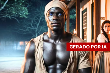 Vídeos feitos por IA abordam tema da escravidão com histórias de romance entre escravos e mulheres brancas - (crédito: BBC) Vídeos feitos por IA abordam tema da escravidão com histórias de romance entre escravos e mulheres brancas - (crédito: BBC)