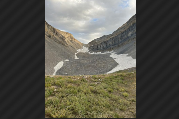 A pesquisa revela o potencial hídrico das geleiras rochosas, como as encontradas em vales montanhosos de Utah - (crédito: Bronson Cvijanovich/Universidade de Utah) A pesquisa revela o potencial hídrico das geleiras rochosas, como as encontradas em vales montanhosos de Utah - (crédito: Bronson Cvijanovich/Universidade de Utah)