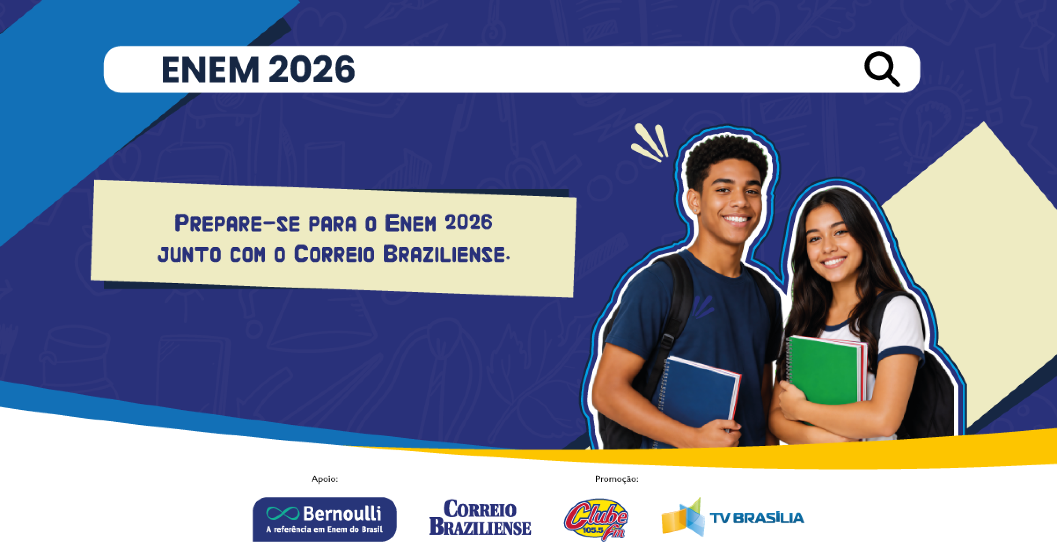 PROJETO ENEM 2026 - (crédito: CB BRANDS ) PROJETO ENEM 2026 - (crédito: CB BRANDS )