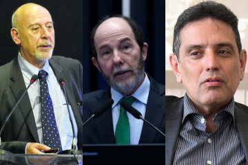 Os economistas Paulo Tafner, Armínio Fraga e Leonardo Rolim participam do projeto -  (crédito: Marcelo Ferreira/CB/D.A Press, Edilson Rodrigues/Agência Senado, Ed Alves/CB/D.A.Press)