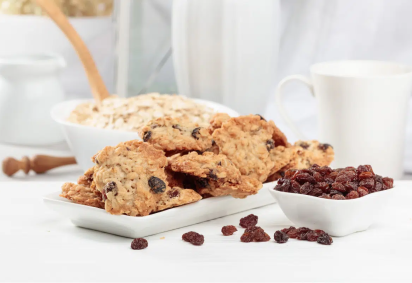 Biscoito de aveia com uva-passa (Imagem: Igor Normann | Shutterstock)
 -  (crédito: EdiCase) -Biscoito de aveia com uva-passa (Imagem: Igor Normann | Shutterstock)
 -  (crédito: EdiCase)