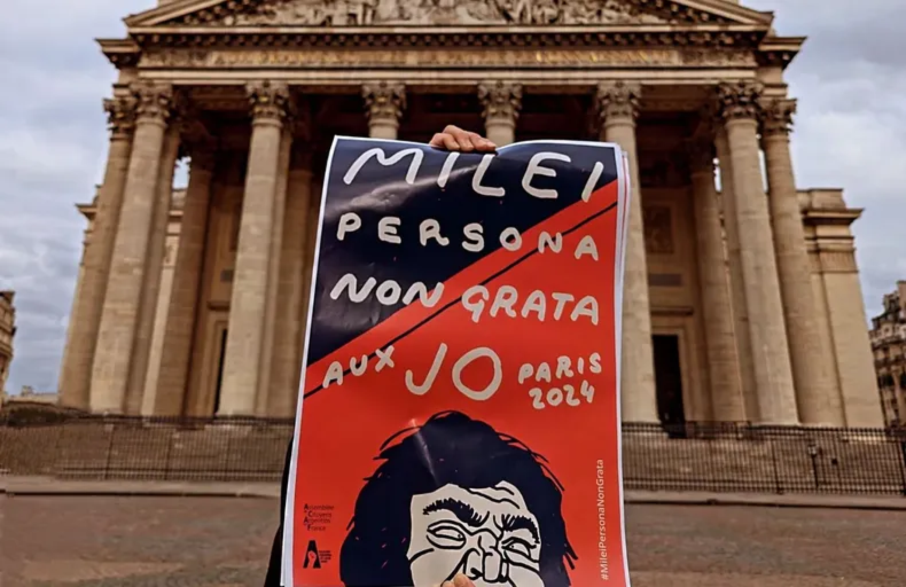 Petição solicita que Javier Milei seja declarado 'persona non grata' em Paris