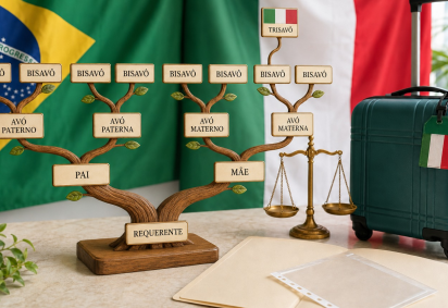 O processo de cidadania italiana por descend&ecirc;ncia requer a valida&ccedil;&atilde;o de la&ccedil;os familiares complexos, como os que levam ao trisav&ocirc; -  (crédito: Divulga&ccedil;&atilde;o) -O processo de cidadania italiana por descend&ecirc;ncia requer a valida&ccedil;&atilde;o de la&ccedil;os familiares complexos, como os que levam ao trisav&ocirc; -  (crédito: Divulga&ccedil;&atilde;o)