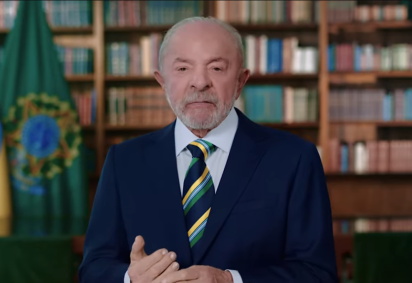 Lula em pronnunciamento do 7 de setembro -  (crédito: Reprodução/Youtube Lula)