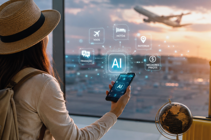 Da mala ao destino: como a inteligência artificial está redesenhando o jeito de viajar - (crédito: Uai Turismo) Da mala ao destino: como a inteligência artificial está redesenhando o jeito de viajar - (crédito: Uai Turismo)