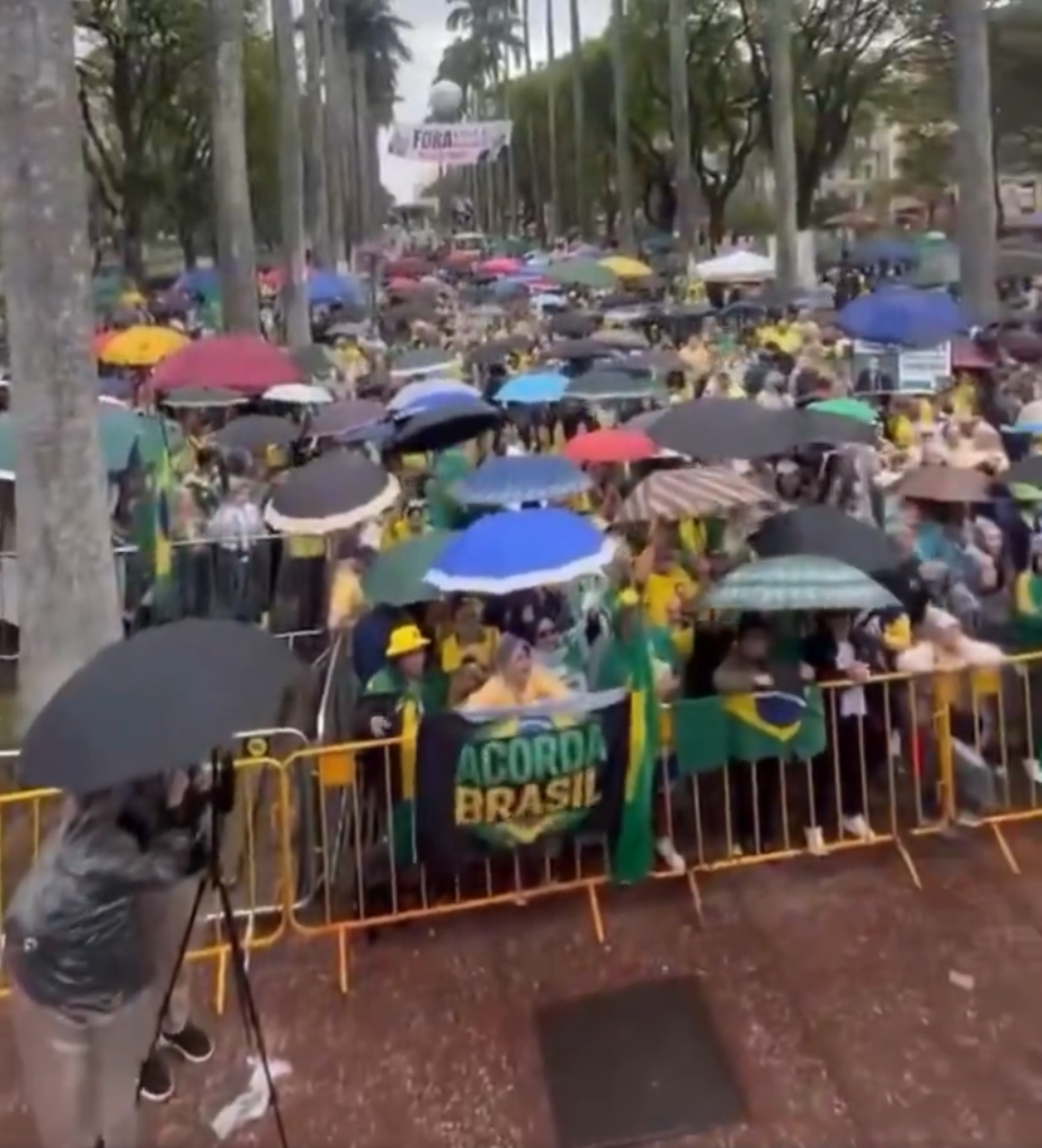 Na Pra&ccedil;a da Liberdade, em Belo Horizonte, apoiadores de Jair Bolsonaro concentraram as manifesta&ccedil;&otilde;es do 7 de Setembro em cr&iacute;ticas ao presidente Lula e ao ministro Alexandre de Moraes