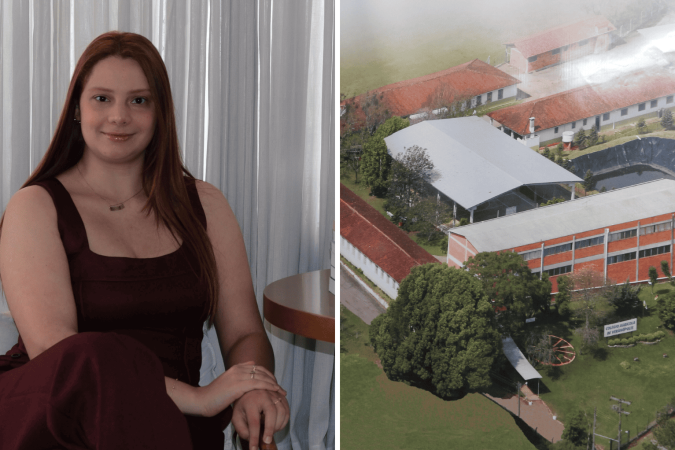 Manoella (foto) atuou como professora no campus do IFRS em Veranópolis por dois anos antes de prestar o concurso público -  (crédito: reprodução/Instagram/Manoella Treis | Divulgação/Instituto Federal do Rio Grande do Sul Campus Verenópolis)