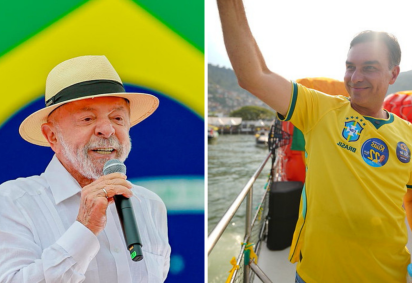 Com margem de erro de um ponto percentual, o novo levantamento atualiza o acirramento da disputa entre Lula e Flávio Bolsonaro -  (crédito: Ricardo Stuckert | Vittor Sales) -Com margem de erro de um ponto percentual, o novo levantamento atualiza o acirramento da disputa entre Lula e Flávio Bolsonaro -  (crédito: Ricardo Stuckert | Vittor Sales)