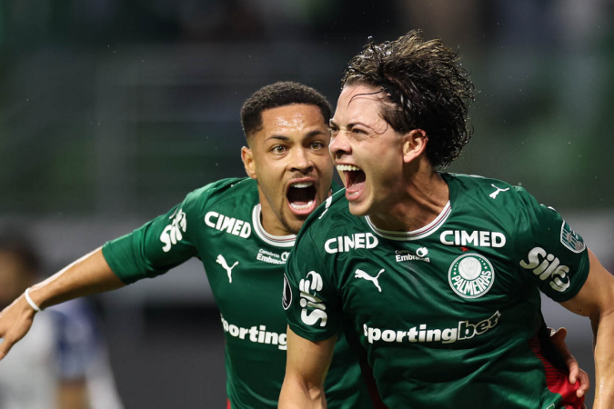 Os comandados do técnico Abel Ferreira necessitam apenas do empate, na quarta-feira (16), para avançar às semifinais - (crédito: Cesar Greco/Palmeiras/by Canon) Os comandados do técnico Abel Ferreira necessitam apenas do empate, na quarta-feira (16), para avançar às semifinais - (crédito: Cesar Greco/Palmeiras/by Canon)