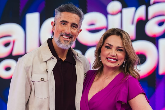 Apresentador Marcos Mion posa ao lado de Nani Venâncio - (crédito: Divulgação) Apresentador Marcos Mion posa ao lado de Nani Venâncio - (crédito: Divulgação)