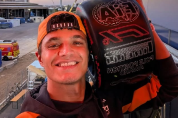 O inglês Lando Norris conseguiu a 19ª pole position na carreira na manhã deste sábado (12/9) -  (crédito: Reprodução/Instagram)