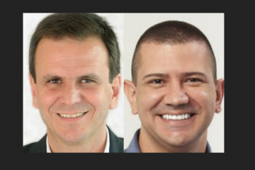 Eduardo Paes e Douglas Ruas, os candidatos com maior destaque na disputa pelo governo do Rio de Janeiro, conforme pesquisa eleitoral - (crédito: Wikimedia Commons) Eduardo Paes e Douglas Ruas, os candidatos com maior destaque na disputa pelo governo do Rio de Janeiro, conforme pesquisa eleitoral - (crédito: Wikimedia Commons)