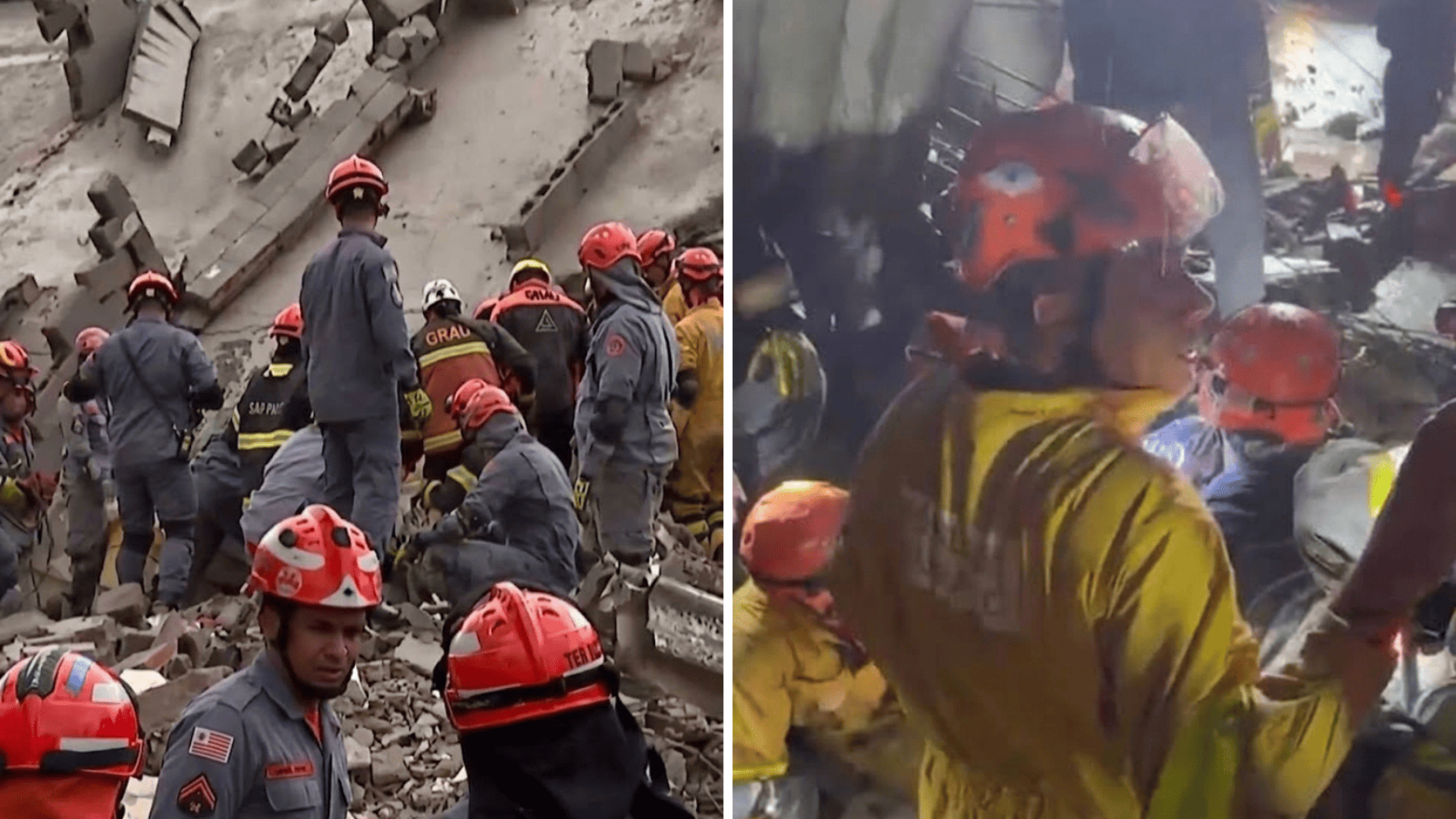 Criança desaparecida é encontrada morta após desabamento de prédio em SP