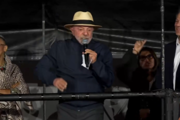 Lula durante ato político nesta sexta-feira (18/9), em São Paulo - (crédito: Reprodução/X) Lula durante ato político nesta sexta-feira (18/9), em São Paulo - (crédito: Reprodução/X)
