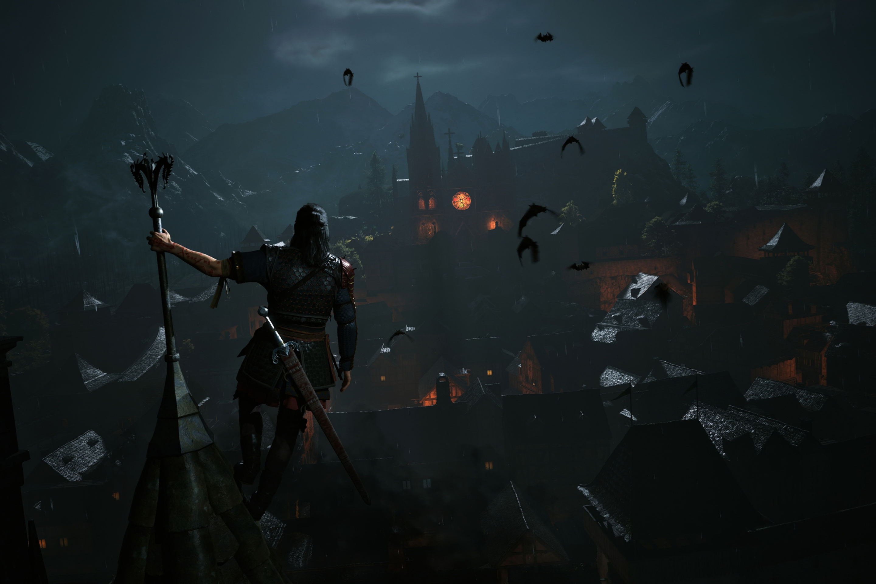 A cidade se v&ecirc; ref&eacute;m do vampiro que reina com punho de a&ccedil;o e de uma praga que assola os humanos.